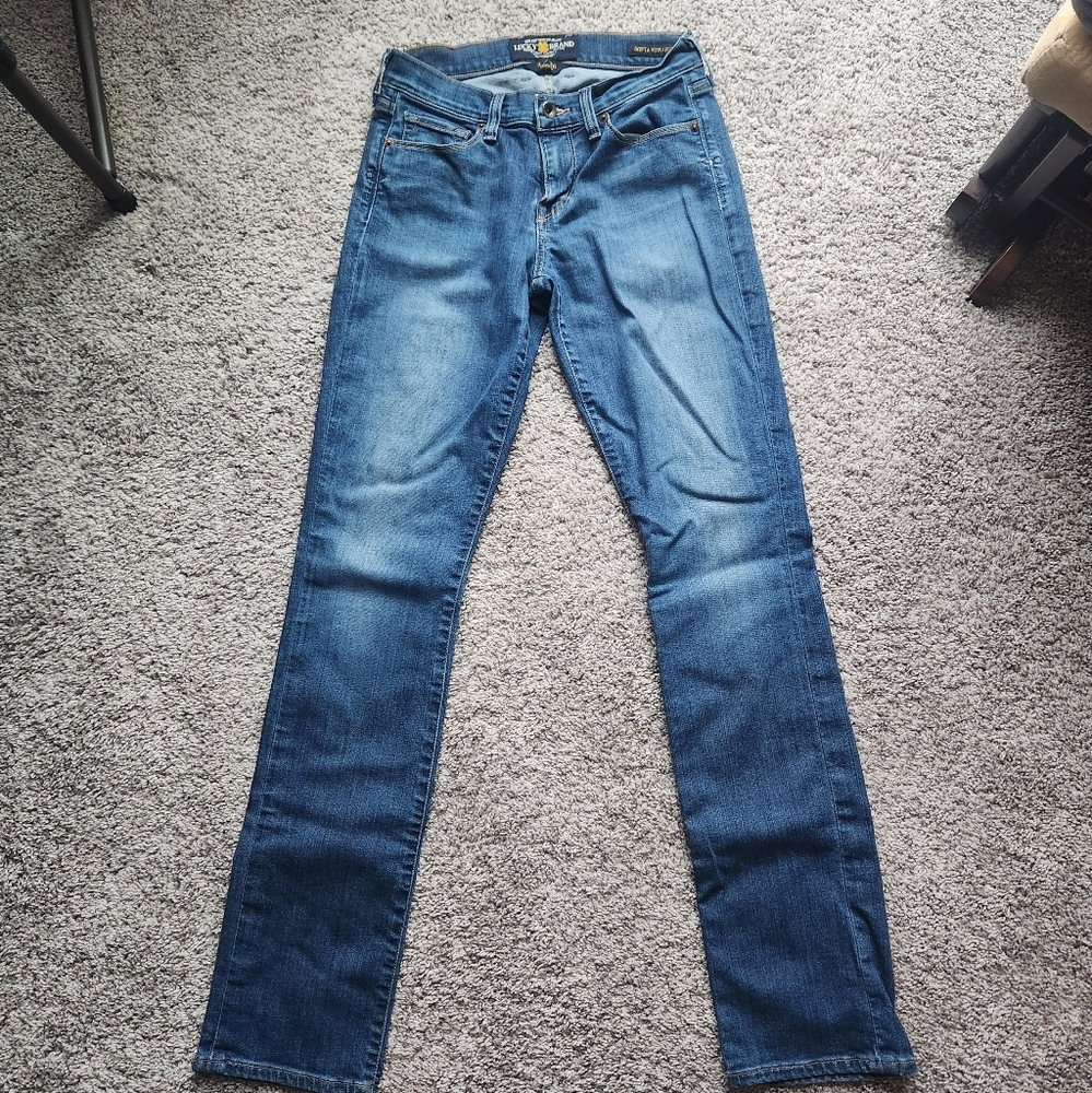 Lucky Brand Jeans, Dark wash - Size 2/26 Sofia Straight - great condition